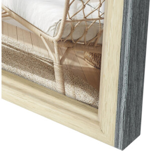 Rama foto ZEP Bensen aspect lemn negru alb Formate 10x15 până la 30x40 cm