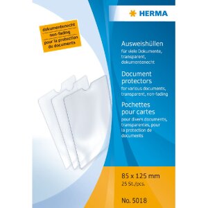 HERMA 5018 Husă pentru carte de identitate 85x125 mm...