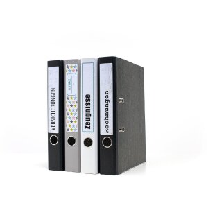 HERMA 10739 Ordneretiketten A4 192x38mm weiß permanent für schmale Ordner