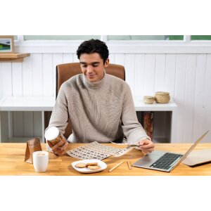 HERMA 10760 Ordneretiketten 192 x 61 mm naturbraun permanent haftend 80 Stk