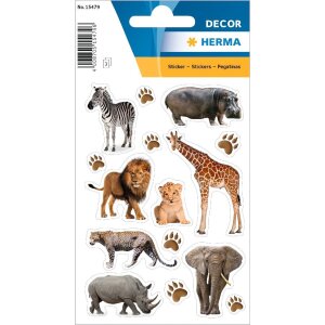 HERMA 15479 Decorațiuni autocolante Africa Animale...
