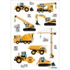 HERMA 15493 Set de autocolante magice pentru vehicule de șantier Transpuffy