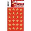 HERMA 15500 Dekor Sticker Weihnachtssterne Gold Set