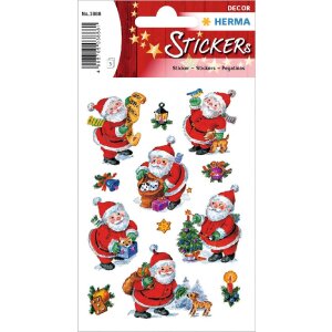 HERMA 15502 Dekor Sticker Weihnachtsmotive Bunt Set
