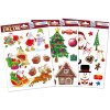 HERMA 15548 Set Fensterbilder Weihnachten Kindermotive 25 Stück