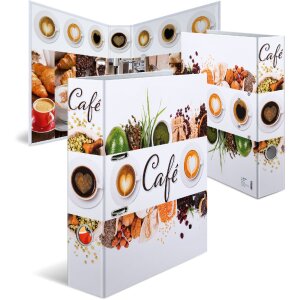 HERMA 19565 Motiv-Ordner A4 Coffee