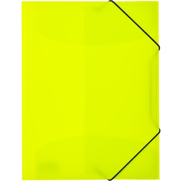 HERMA 19655 Folder A4 PP Neon Yellow Fermoare elastică rezistentă la uzură