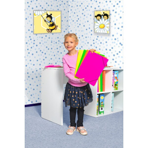 HERMA 19655 Folder A4 PP Neon Yellow Fermoare elastică rezistentă la uzură