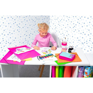 HERMA 19655 Folder A4 PP Neon Yellow Fermoare elastică rezistentă la uzură