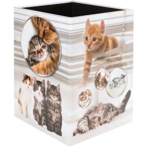 HERMA 19740 Papierkorb Katzen-Design Karton 22x31.5cm