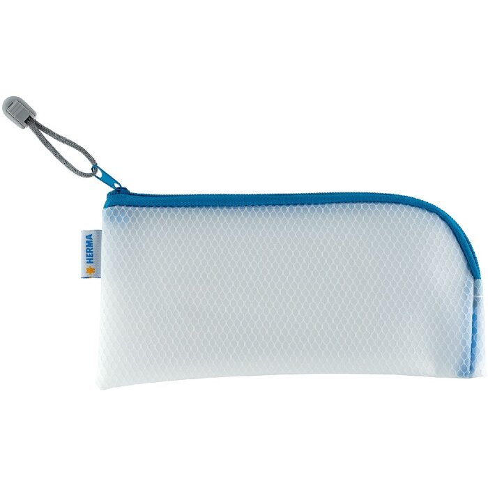 HERMA 20003 Universaltasche Etui 23x11cm Blau Reißverschluss über Eck