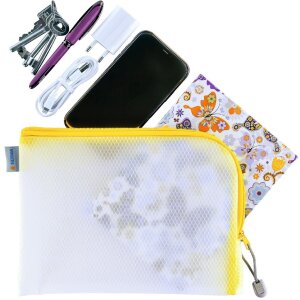 HERMA 20011 Universaltasche A5 26x20cm Gelb Reißverschluss