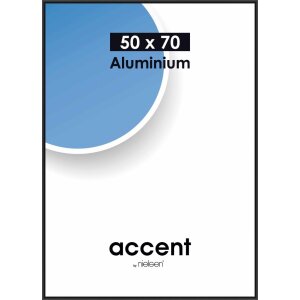 Nielsen Alurahmen Accent 42x59,4 cm DIN A2 Schwarz Matt