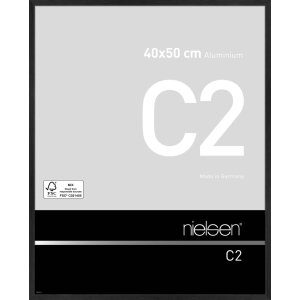 Nielsen Aluminium-Bilderrahmen C2 struktur schwarz matt...