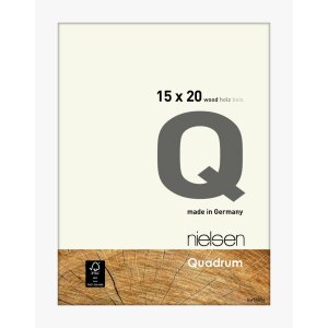 Nielsen Holz-Wechselrahmen Quadrum 15x20 cm weiß...