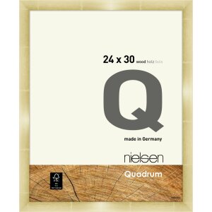 Nielsen Holz-Wechselrahmen Quadrum 24x30 cm gold
