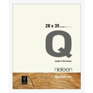 Nielsen Holz-Wechselrahmen Quadrum 28x35 cm weiß...
