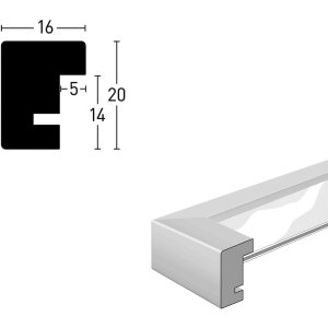 Rămă foto Nielsen Quadrum 20x20 cm, aur