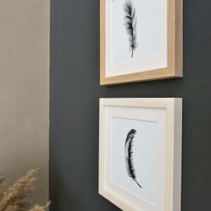 Ramă foto Nielsen Quadrum 20x20 cm albă deckantă