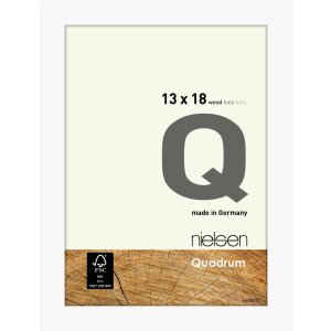 Nielsen Quadrum Holz Wechselrahmen 13x18 cm weiß...