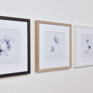 Nielsen Holz-Wechselrahmen Quadrum 30x30 cm zementgrau