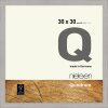 Nielsen Holz-Wechselrahmen Quadrum 30x30 cm zementgrau