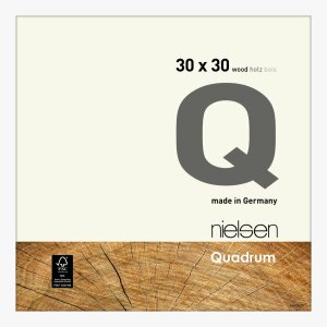 Nielsen Quadrum Holzrahmen 30x30 cm weiß deckend