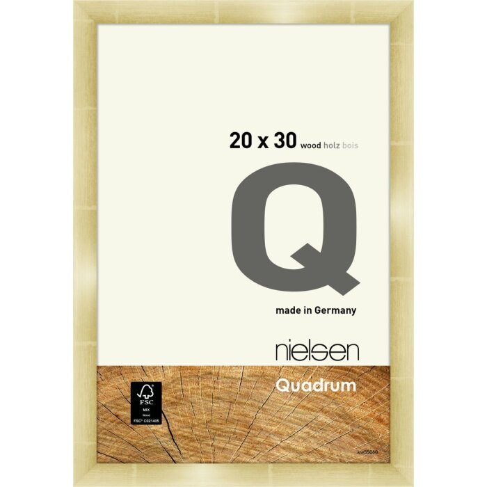 Ramă foto Nielsen Quadrum 20x30 cm, lemn brad aur