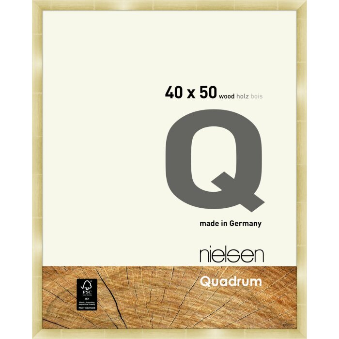 Nielsen Quadrum Holz-Wechselrahmen 40x50 cm gold