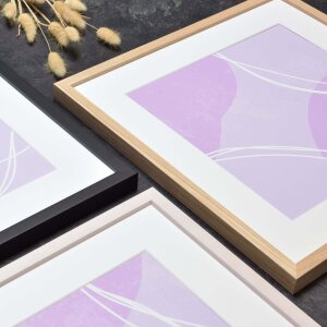 Nielsen Holz-Wechselrahmen Quadrum 40x40 cm schneeweiß