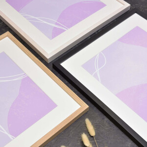 Rama foto Nielsen Quadrum 40x40 cm, lemn de molid, zementgrau