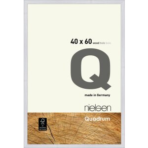 Nielsen Holz-Wechselrahmen Quadrum 40x60 cm schneeweiß