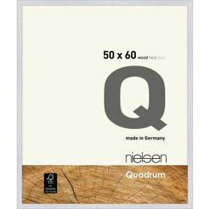 Nielsen Holz-Wechselrahmen Quadrum 50x60 cm schneeweiß