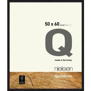Nielsen Quadrum Holzrahmen 50x60 cm rabenschwarz