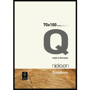 Nielsen Quadrum Cadru Schimbător Lemn 70x100 cm negru