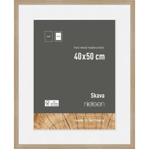 Nielsen Holz-Bilderrahmen Skava eiche 40x50 cm mit...