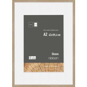 Nielsen Holz-Bilderrahmen Skava Eiche 42x59,4 cm mit...