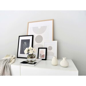 Nielsen Skava Holz-Bilderrahmen Eiche 59,4x84,1 cm mit Passepartout 42x59,4 cm