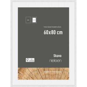 Nielsen Holz-Bilderrahmen Skava weiß 60x80 cm mit...