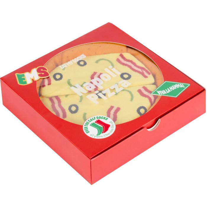 Pereche de călcâi Crew Napoli Pizza Full – EatMySocks