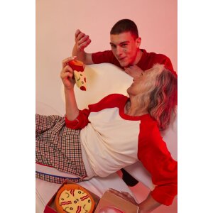 Pereche de călcâi Crew Napoli Pizza Full – EatMySocks