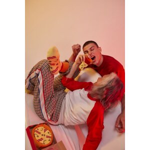 Pereche de călcâi Crew Napoli Pizza Full – EatMySocks