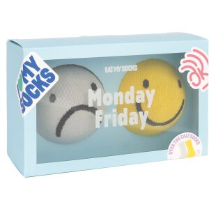 EatMySocks Doppelpack Lange Socken Monday Friday