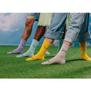 Pereche de pantofi lungi EatMySocks – Luni tristă, Vineri veselă