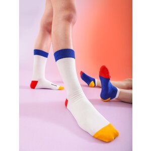 Set pantofi EatMySocks cu model ouă de păsăre, 2 perechi