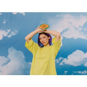 Pantofi lungi EatMySocks Juicy Papaya – cadou plin de bucurie