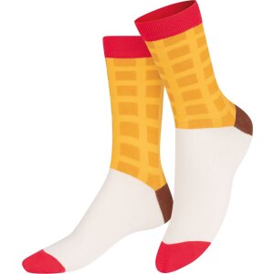EatMySocks Crew Socken Sweet Waffle