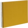 Goldbuch Spiralalbum Bella Vista senf 34x30 cm 40 weiße Seiten