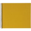 Goldbuch Spiralalbum Bella Vista senf 34x30 cm 40 weiße Seiten