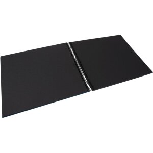 Goldbuch Spiralalbum Bella Vista petrol 34x30 cm 40 Seiten schwarz mit Ausstanzung